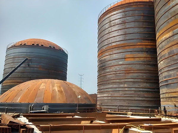 郧西焦粉钢板仓